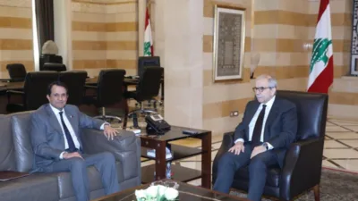 L&uuml;bnan Cumhuriyeti Başbakanı Dr. Nawaf Salam, Katar Devleti'nin L&uuml;bnan B&uuml;y&uuml;kel&ccedil;isi