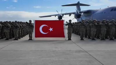 MSB'den yapılan a&ccedil;ıklamada,&nbsp;Steadfast Dart-26 Tatbikatı kapsamında intikal edecek personeli taşıyan