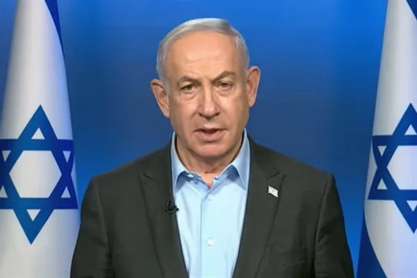 İsrail Başbakanı Netanyahu, Kud&uuml;s'teki ofisinde, Yes! Israel tarafından d&uuml;zenlenen ABD