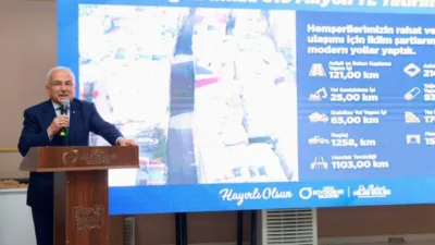 B&uuml;y&uuml;kşehir Belediyesi, Korgan il&ccedil;esinde vatandaşların yoğun katılım g&ouml;sterdiği iftar programı