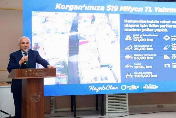 B&uuml;y&uuml;kşehir Belediyesi, Korgan il&ccedil;esinde vatandaşların yoğun katılım g&ouml;sterdiği iftar programı