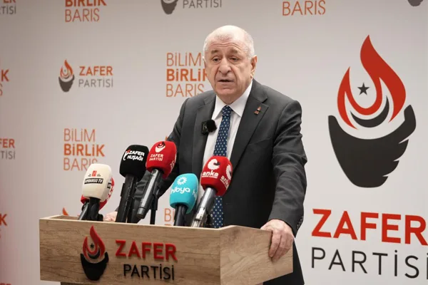 Zafer Partisi Genel Başkanı &Uuml;mit &Ouml;zdağ, &ldquo;T&uuml;rk Milleti Basın Toplantısı&rdquo;