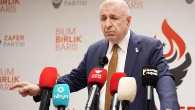 Zafer Partisi Genel Başkanı &Ouml;zdağ, d&uuml;zenlediği basın toplantısında T&uuml;rkiye g&uuml;ndemine