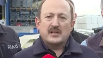 AFAD Başkanlığı&rsquo;nda ger&ccedil;ekleşen kabulde, AFAD Başkanı Vali Ali Hamza Pehlivan,