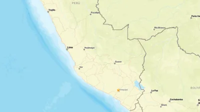 Amerika Birleşik Devletleri Jeoloji Araştırmaları Kurumu&rsquo;nun (USGS) verilerine g&ouml;re, &nbsp;Peru'nun