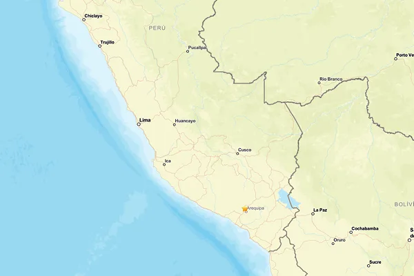 Amerika Birleşik Devletleri Jeoloji Araştırmaları Kurumu&rsquo;nun (USGS) verilerine g&ouml;re, &nbsp;Peru'nun