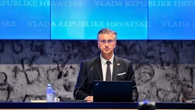 Hırvatistan Başbakanı Plenkovic, Bel&ccedil;ika&rsquo;daki AB liderlerinin gayriresmi toplantısında, tek pazarın