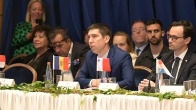 Moldova Başbakan Yardımcısı ve Dışişleri Bakanı Mihai Popșoi, Norve&ccedil;'in Kişinev'de