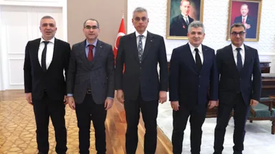 Rize İl Sağlık M&uuml;d&uuml;r&uuml; Demiral ve beraberindeki heyet, Sağlık Bakanı