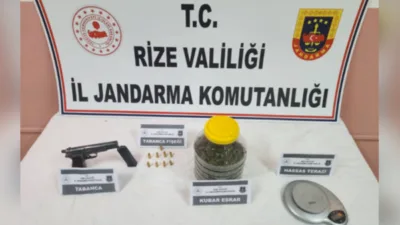 Rize İl Jandarma Komutanlığınca 20.02.2026 tarihinde, "Uyuşturucu,Uyarıcı Maddelere ve 6136