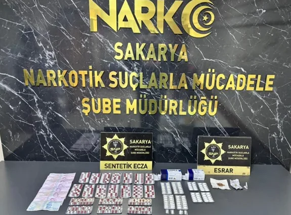 Sakarya Cumhuriyet Başsavcılığı koordinesinde, Sakarya İl Emniyet M&uuml;d&uuml;rl&uuml;ğ&uuml; Narkotik Su&ccedil;larla
