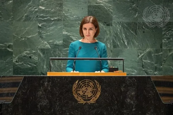Moldova Cumhurbaşkanı Maia Sandu, Portekiz&rsquo;de yapılan se&ccedil;im sonu&ccedil;larının netleşmesinin ardından