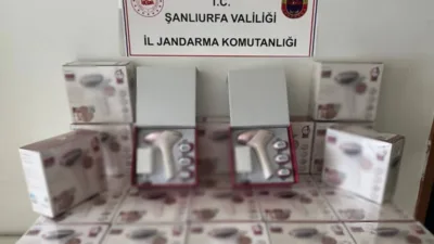 Şanlıurfa İl Jandarma Komutanlığı tarafından ka&ccedil;ak&ccedil;ılıkla m&uuml;cadele kapsamında Haliliye il&ccedil;esinde