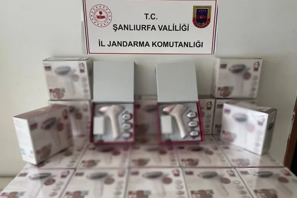 Şanlıurfa İl Jandarma Komutanlığı tarafından ka&ccedil;ak&ccedil;ılıkla m&uuml;cadele kapsamında Haliliye il&ccedil;esinde