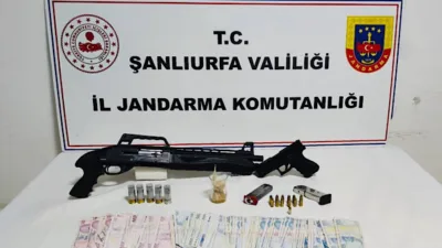 Şanlıurfa İl Jandarma Komutanlığı, "Narkotik Su&ccedil;larla M&uuml;cadele Kapsamında" y&uuml;r&uuml;tt&uuml;ğ&uuml; &ccedil;alışmalarına