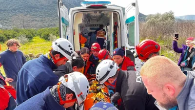İzmir&rsquo;in Sel&ccedil;uk il&ccedil;esi Şirince yolu &uuml;zerindeki S&uuml;tini Mağarası&rsquo;nda EMAK tarafından