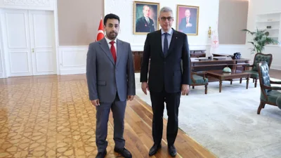 Sağlık Bakanı Prof. Dr. Kemal Memişoğlu, Suriye Sağlık Bakanı Musab