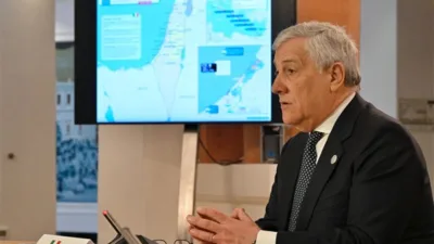 İtalya Başbakan Yardımcısı ve Dışişleri Bakanı Tajani,&nbsp;Barış Kurulu toplantısından &ouml;nce&nbsp;Gazze