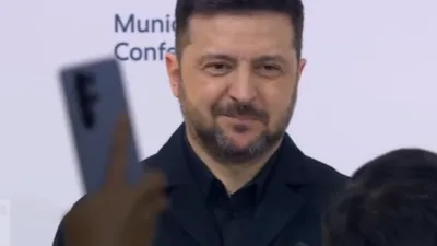 M&uuml;nih G&uuml;venlik Konferansı'nda konuşan Zelenski, &uuml;lkesinin Avrupa Birliği'ne (AB) katılmasına