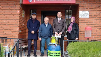 Yalova Belediyesi, &ccedil;evresel s&uuml;rd&uuml;r&uuml;lebilirlik faaliyetleri doğrultusunda bitkisel atık yağların toplanmasına