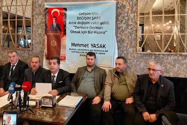 Bursa Lokantacılar Odası&rsquo;nda yaklaşan se&ccedil;imler &ouml;ncesinde değişim r&uuml;zgarları esiyor. Mevcut