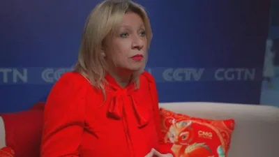 CCTV&rsquo;nin haberine g&ouml;re; Rusya Dışişleri Bakanlığı S&ouml;zc&uuml;s&uuml; Maria Zakharova, Pazartesi