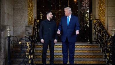 Ukrayna Devlet Başkanı Zelenski, ABD Başkanı Trump ile g&ouml;r&uuml;şt&uuml;ğ&uuml;n&uuml; a&ccedil;ıkladı.