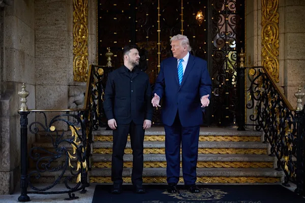 Ukrayna Devlet Başkanı Zelenski, ABD Başkanı Trump ile g&ouml;r&uuml;şt&uuml;ğ&uuml;n&uuml; a&ccedil;ıkladı.