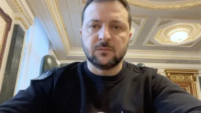 Ukrayna Devlet Başkanı Zelenski, Rusya'nın ger&ccedil;ekleştirdiği b&uuml;y&uuml;k bir saldırının ardından