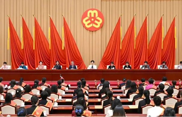 T&uuml;m &Ccedil;in Kadınlar Federasyonu tarafından d&uuml;n Beijing&rsquo;de 8 Mart D&uuml;nya