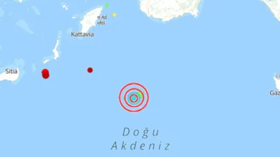 Boğaziçi Üniversitesi Kandilli Rasathanesi ve Deprem Araştırma Enstitüsü (KRDAE) verilerine