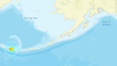 Amerika Birleşik Devletleri Jeoloji Araştırmaları Kurumu’nun (USGS) verilerine göre; saat