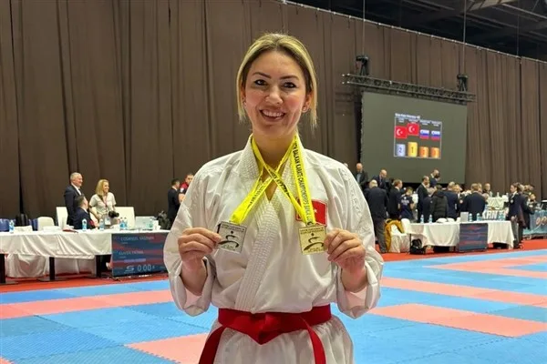 Dokuz farklı ülkeden sporcuların katıldığı şampiyonada Ayhan, +35 yaş -75