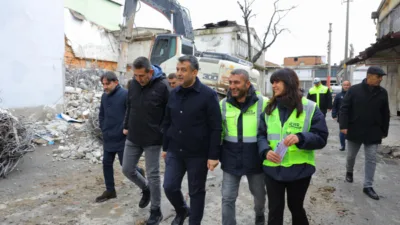 Samsun B&uuml;y&uuml;kşehir Belediye Başkanı Halit Doğan, G&uuml;lsan Sanayi Sitesi&rsquo;ni ziyaret