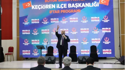 Keçiören Belediye Başkanı Mesut Özarslan, Büyük Birlik Partisi (BBP) Keçiören