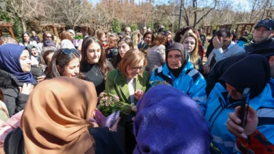8 Mart Dünya Kadınlar Günü kapsamında Botanik Bahçesi’nde düzenlenen buluşmada,
