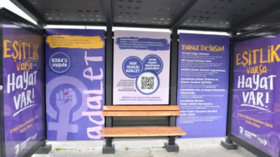 Çanakkale Belediyesi tarafından, 8 Mart Dünya Kadınlar Günü kapsamında kadına