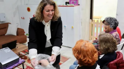 Balıkpazarı Kadın ve Çocuk Dayanışma Merkezi’nde düzenlenen etkinliğe, Bursa Barosu