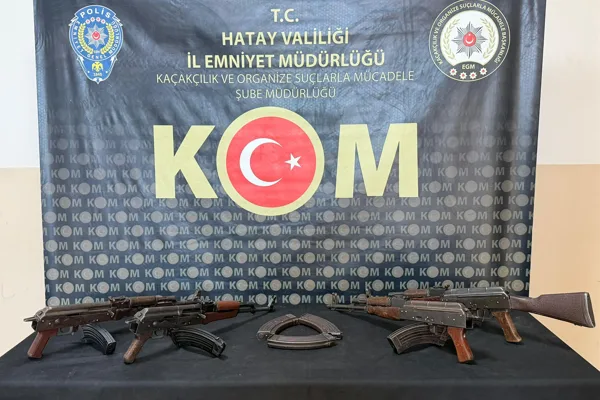 Hatay Emniyet Müdürlüğü ekiplerinin kaçakçılık suçlarına yönelik yürüttüğü çalışmalar kapsamında