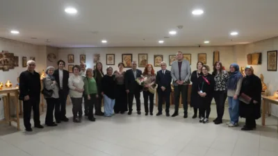 Serginin a&ccedil;ılış t&ouml;renine; Kartal Belediye Başkan Yardımcısı Adem U&ccedil;ar, belediye