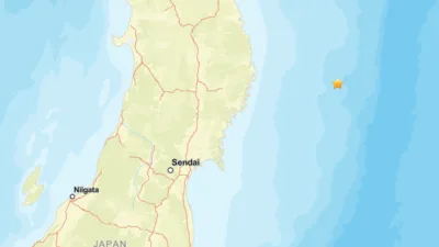 Amerika Birleşik Devletleri Jeoloji Araştırmaları Kurumu’nun (USGS) verilerine göre, saat