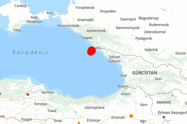 Boğazi&ccedil;i &Uuml;niversitesi Kandilli Rasathanesi ve Deprem Araştırma Enstit&uuml;s&uuml; (KRDAE) verilerine