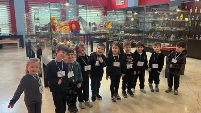 Okul öncesi eğitim alan öğrenciler, öğretmenleri eşliğinde gerçekleştirdikleri ziyarette doğal