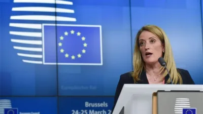Avrupa Parlamentosu (AP) Başkanı Roberta Metsola, Birleşik Arap Emirlikleri (BAE)