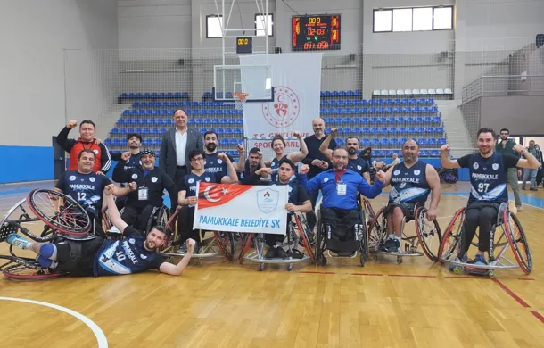 Pamukkale Belediyespor Tekerlekli Sandalye Basketbol Takımı, deplasmanda Kocaeli Engelliler Spor