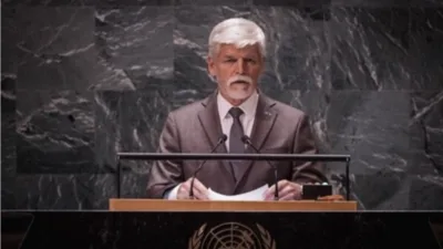 Çekya Cumhurbaşkanı Petr Pavel, Katar Emiri Tamim bin Hamad Al