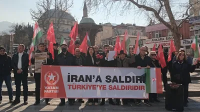 Vatan Partisi Bursa İl Sekreteri T&uuml;rkmendağ, ABD ve İsrail&rsquo;in İran&rsquo;a