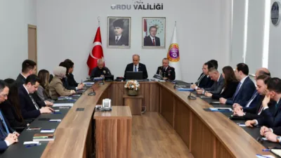 Ordu Valisi Muammer Erol, il genelinde asayiş ve güvenliğin sağlanmasına