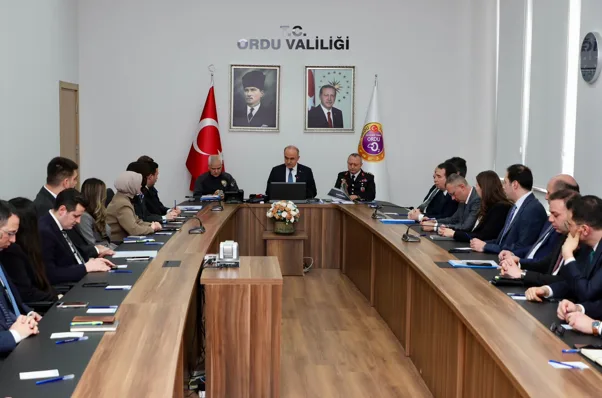 Ordu Valisi Muammer Erol, il genelinde asayiş ve güvenliğin sağlanmasına