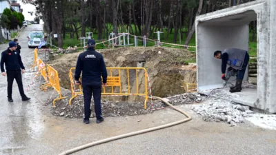 Su ve Kanalizasyon Müdürlüğü ekipleri tarafından yürütülen çalışma kapsamında Yalova